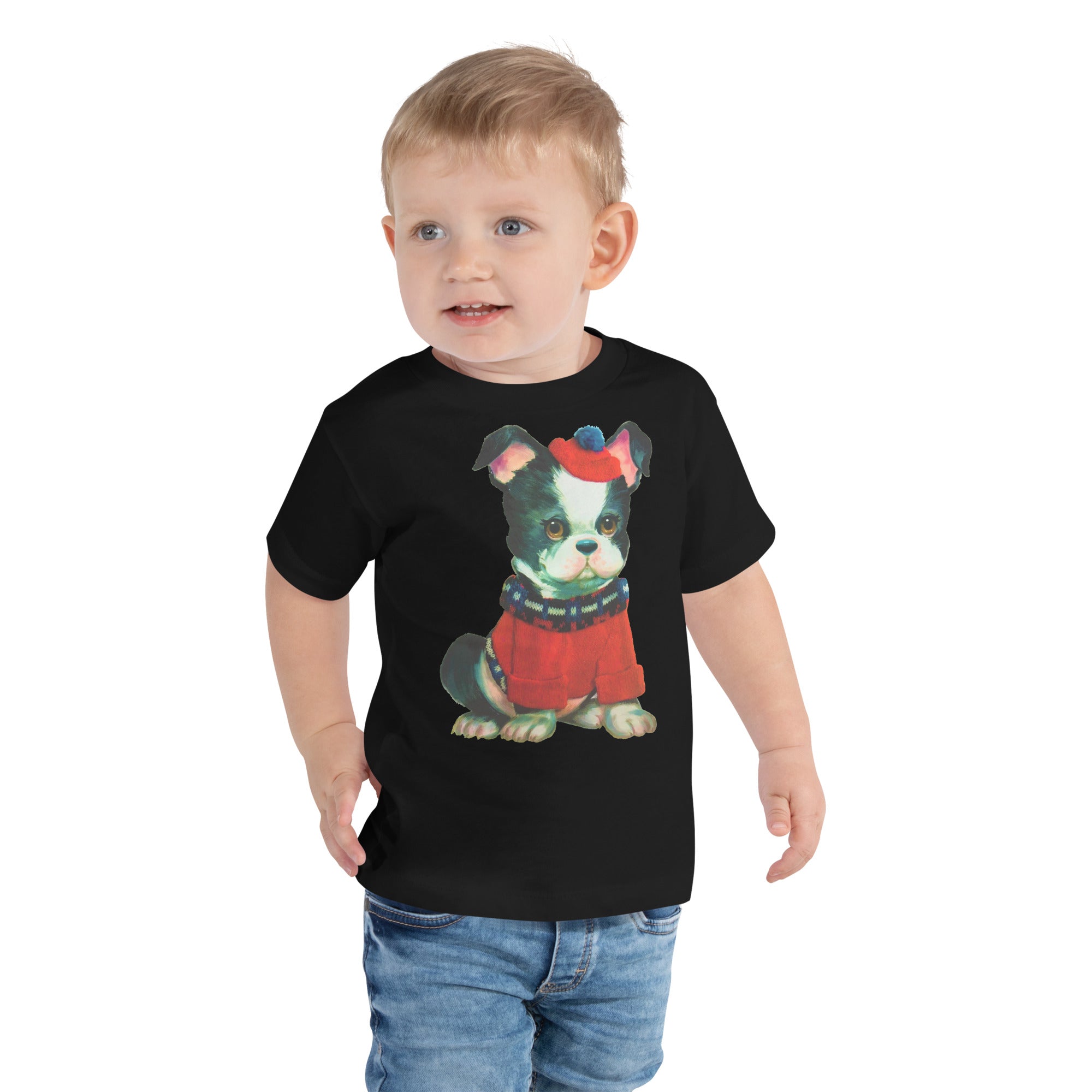 Boston Terrier Toddler Short Sleeve Tee