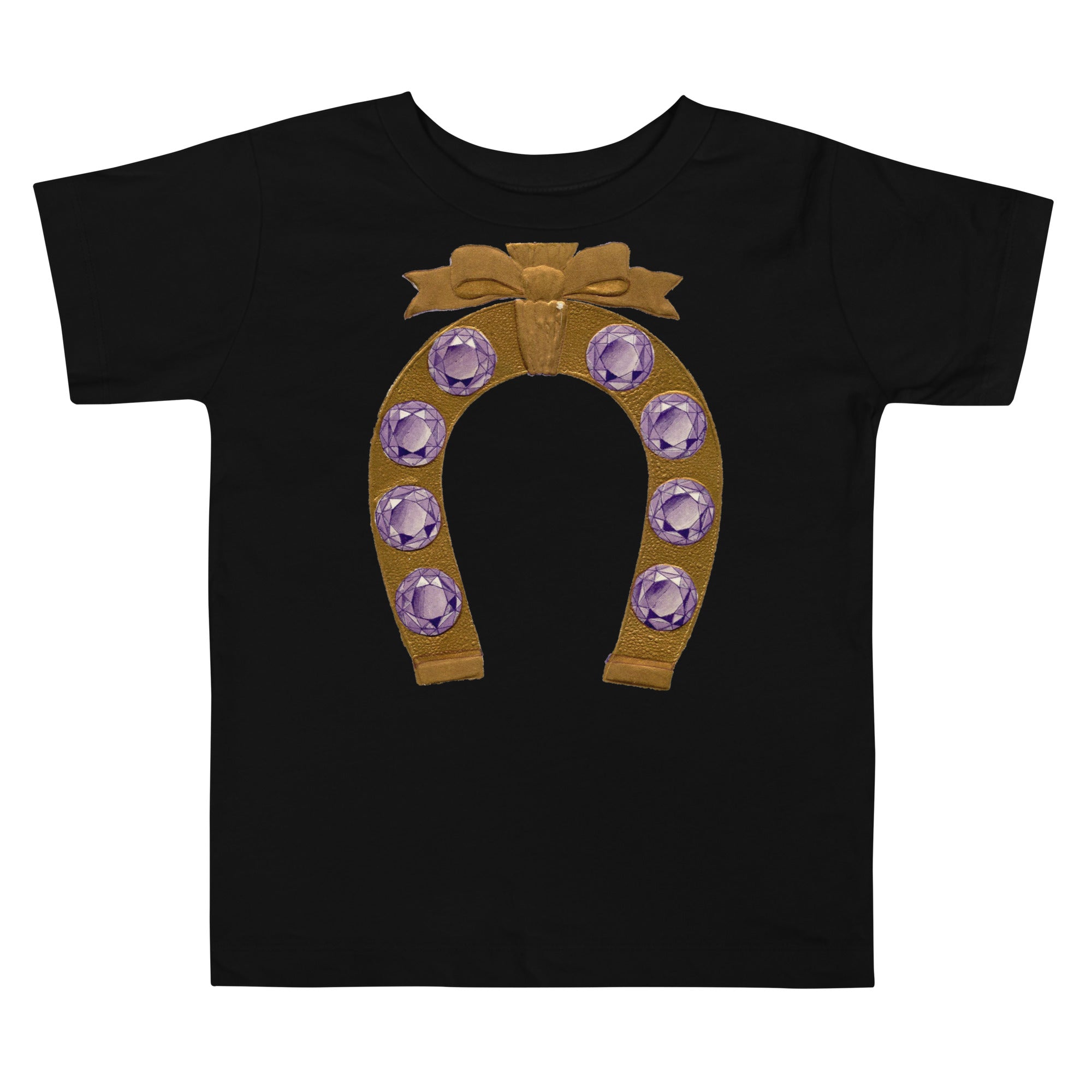 Lucky Amethyst February Birthstone Toddler Short Sleeve Tee