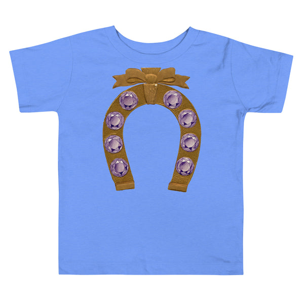 Lucky Amethyst February Birthstone Toddler Short Sleeve Tee