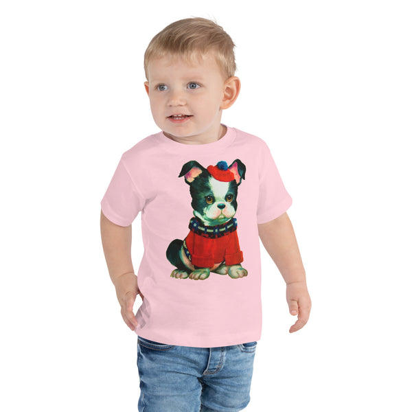 Boston Terrier Toddler Short Sleeve Tee