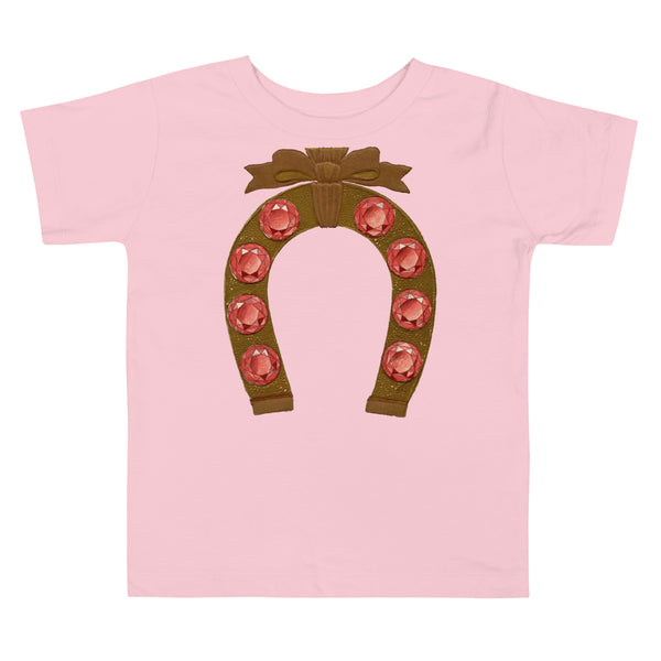 Lucky Ruby July Birthstone Toddler Short Sleeve Tee