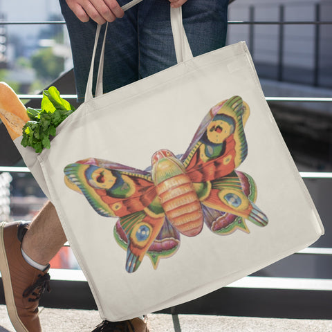 Butterfly Organic Canvas Tote