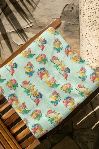 Joyful Fish Beach Towel