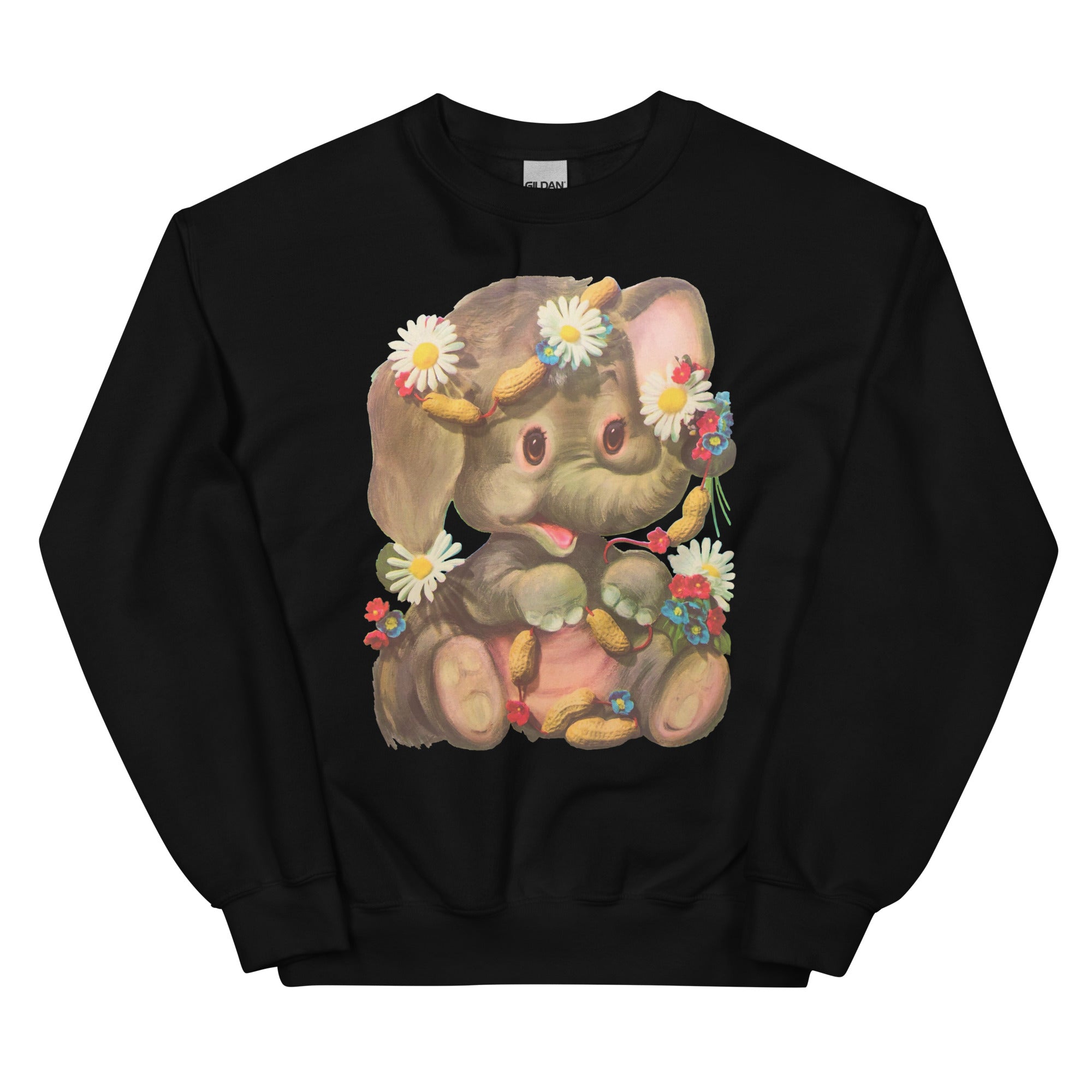 Kitschy Cute Elephant Unisex Sweatshirt