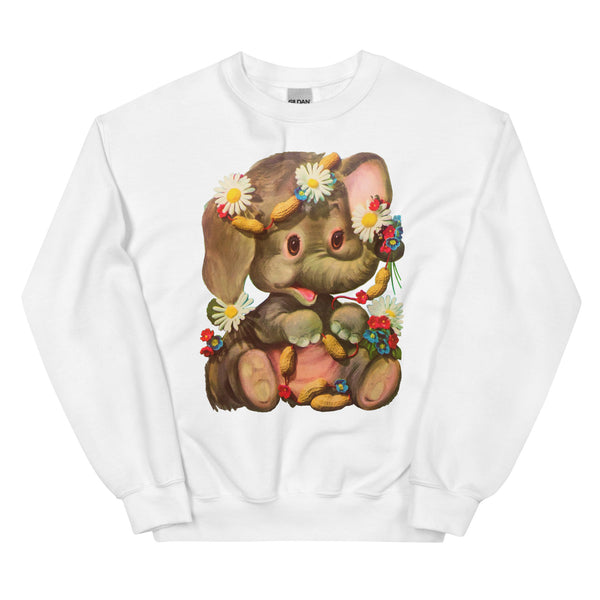 Kitschy Cute Elephant Unisex Sweatshirt