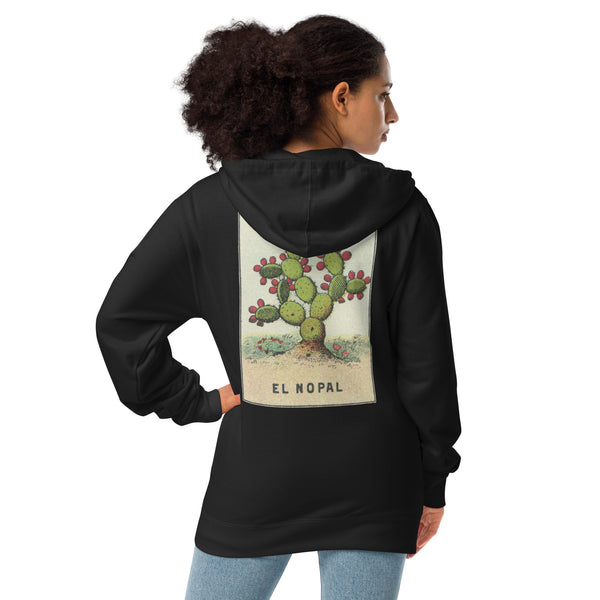 El Nopal Unisex Fleece Zip Up Hoodie