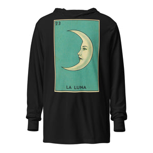 La Luna Loteria Hooded long-sleeve tee