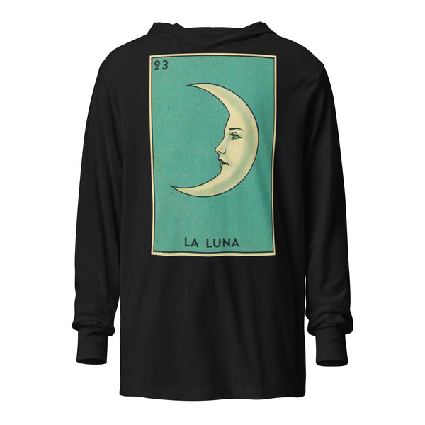 La Luna Loteria Hooded long-sleeve tee