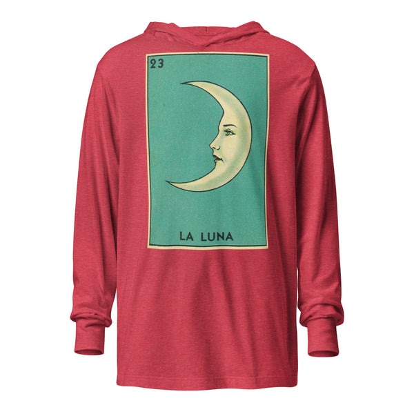 La Luna Loteria Hooded long-sleeve tee