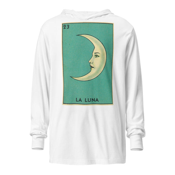 La Luna Loteria Hooded long-sleeve tee