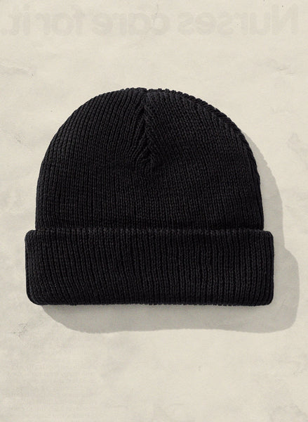 Hemp Slacker Beanie - black