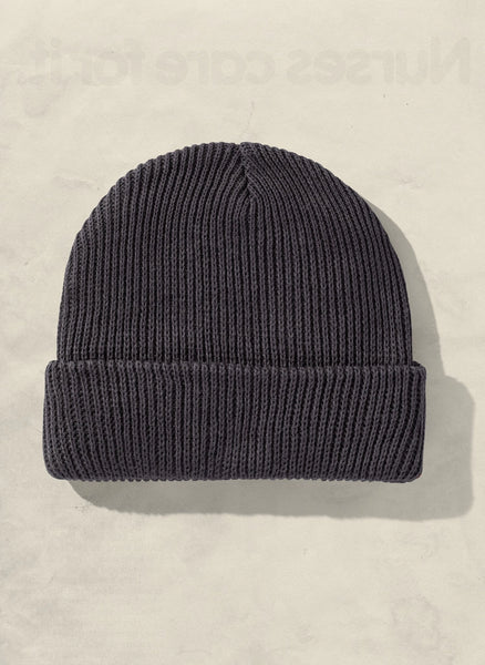 Hemp Slacker Beanie - charcoal