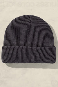 Hemp Slacker Beanie - charcoal