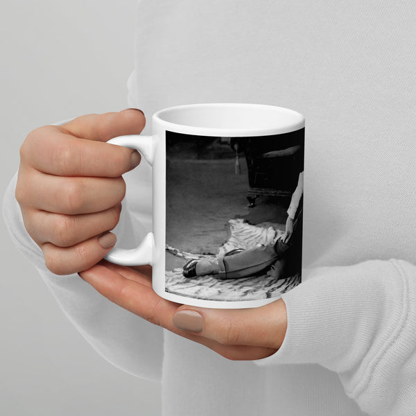 Buster Keaton White Mug