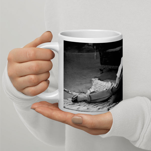 Buster Keaton White Mug