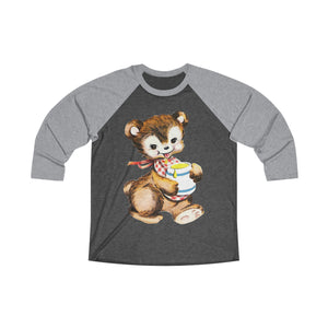 Honey Bear Unisex Raglan Tee