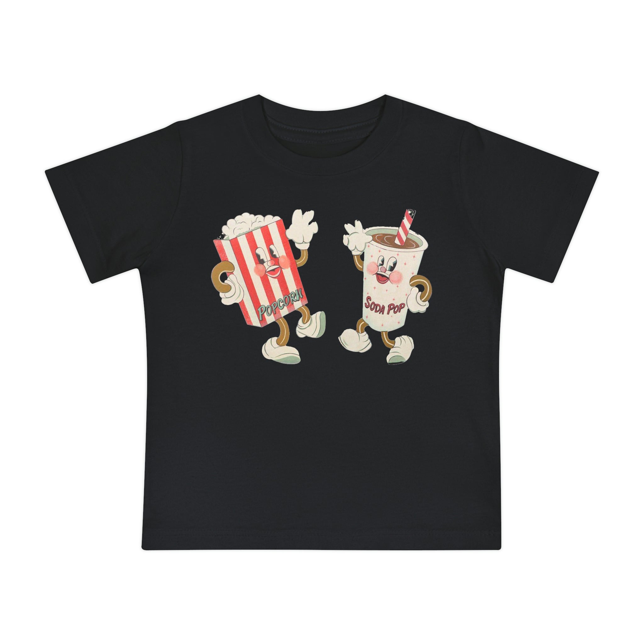 Popcorn & Soda Pop Short Sleeve Baby T-Shirt