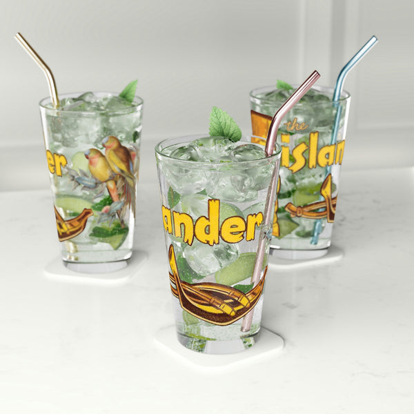 The Islander Tiki Pint Glass, 16oz