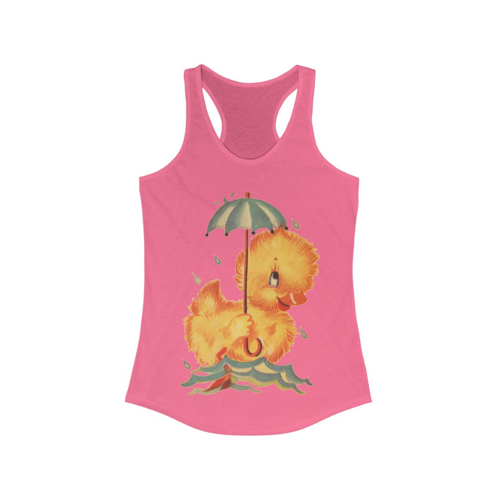 Rainy Day Duckling Racerback Tank