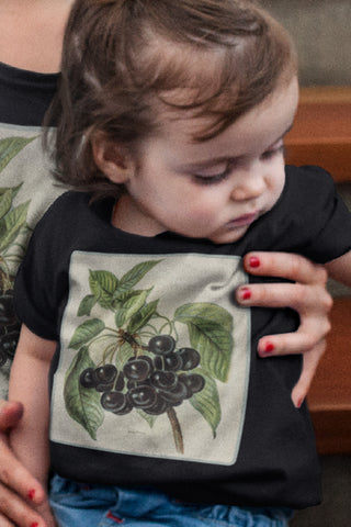 Black Cherries Short Sleeve Baby T-Shirt