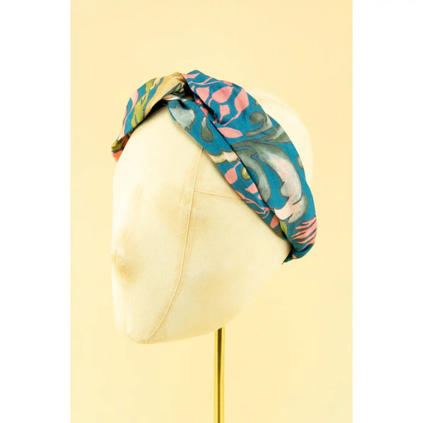 Elasticated Decorative Damask Headband