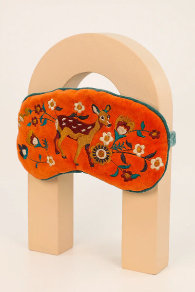 Lavender Velvet Eyemask Fawn in a Meadow