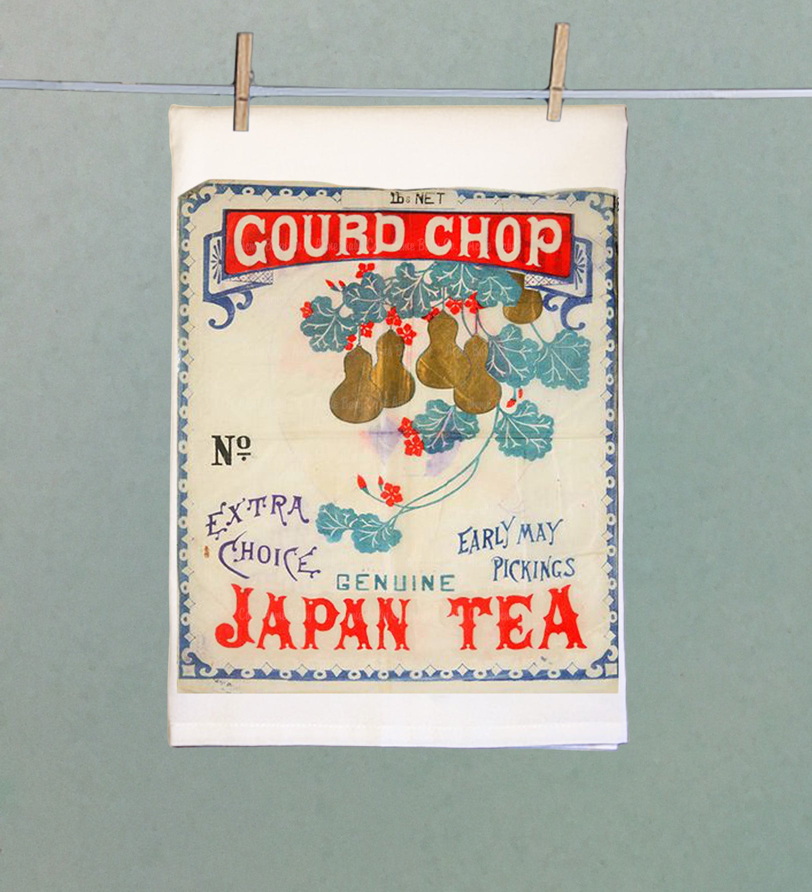 Gourde Chop Japan Tea Towel