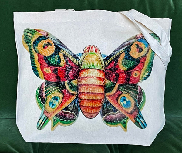 Butterfly Organic Canvas Tote