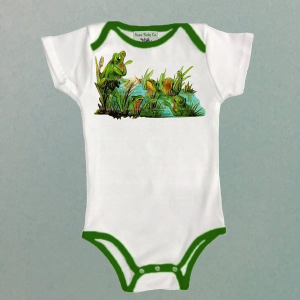 Frog Pond Bodysuit with Colored Trim