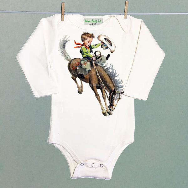 Buckaroo Cowboy Onesie One Piece Baby Bodysuit
