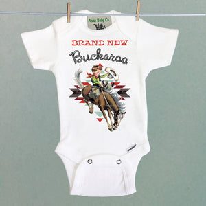 Brand New Buckaroo Onesie One Piece Baby Bodysuit