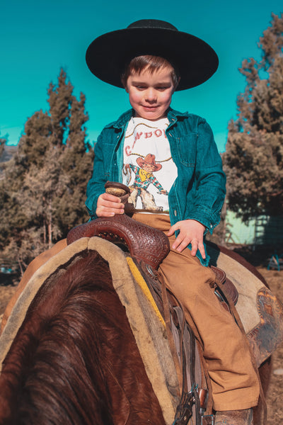 Cowboy Roper & Lasso Cowboy Children's Shirt - limited stock