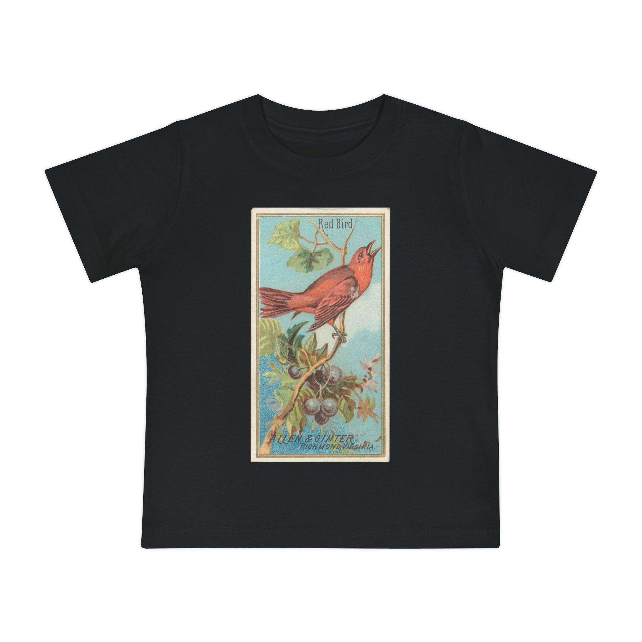 Red Bird Short Sleeve Baby T-Shirt