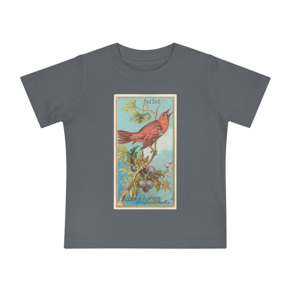 Red Bird Short Sleeve Baby T-Shirt