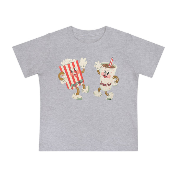 Popcorn & Soda Pop Short Sleeve Baby T-Shirt