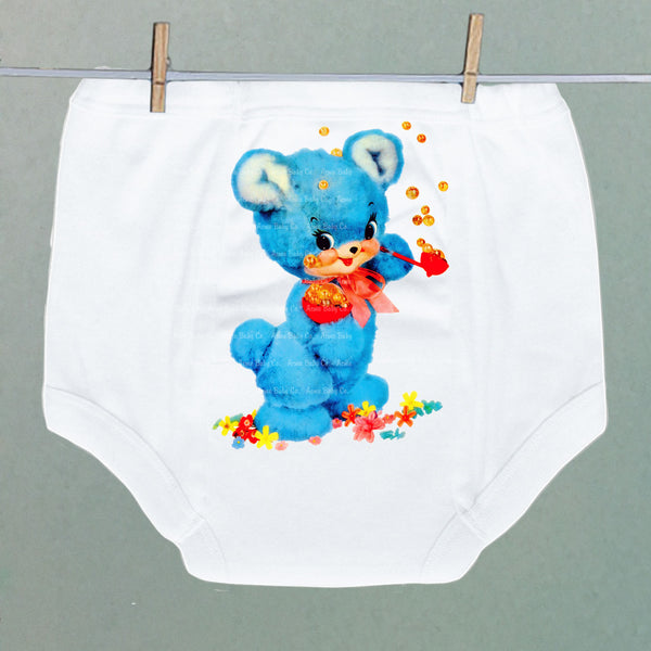 Blue Kitsch Bear Potty Training Pants