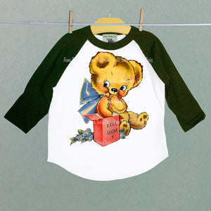 Sugar Bear Valentine Raglan Shirt
