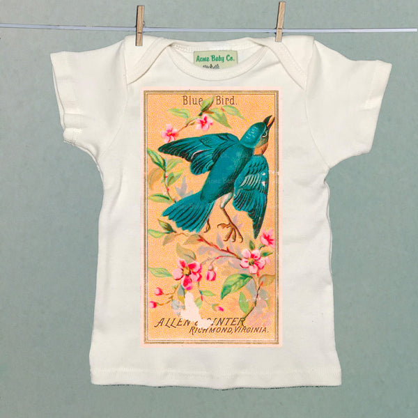 Blue Bird Organic Baby Shirt
