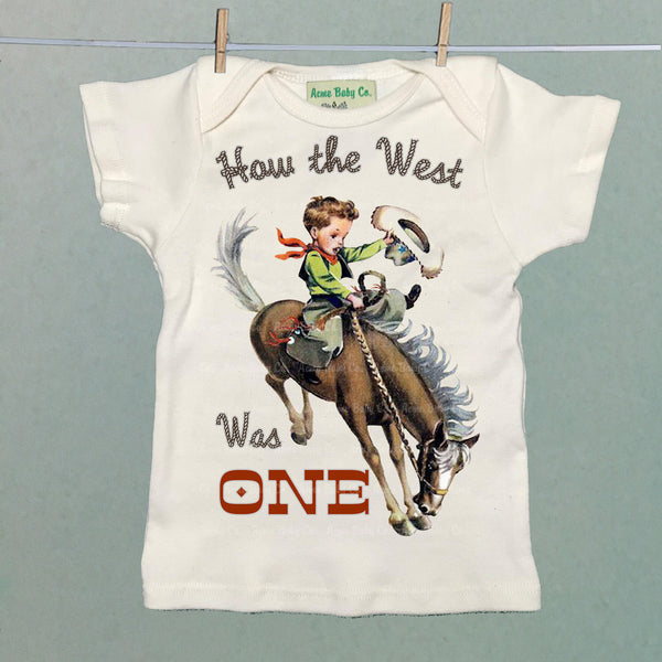 How the West was ONE Organic Baby Shirt
