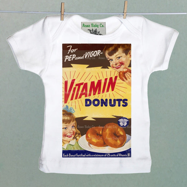 Vitamin Donuts Organic Baby Shirt
