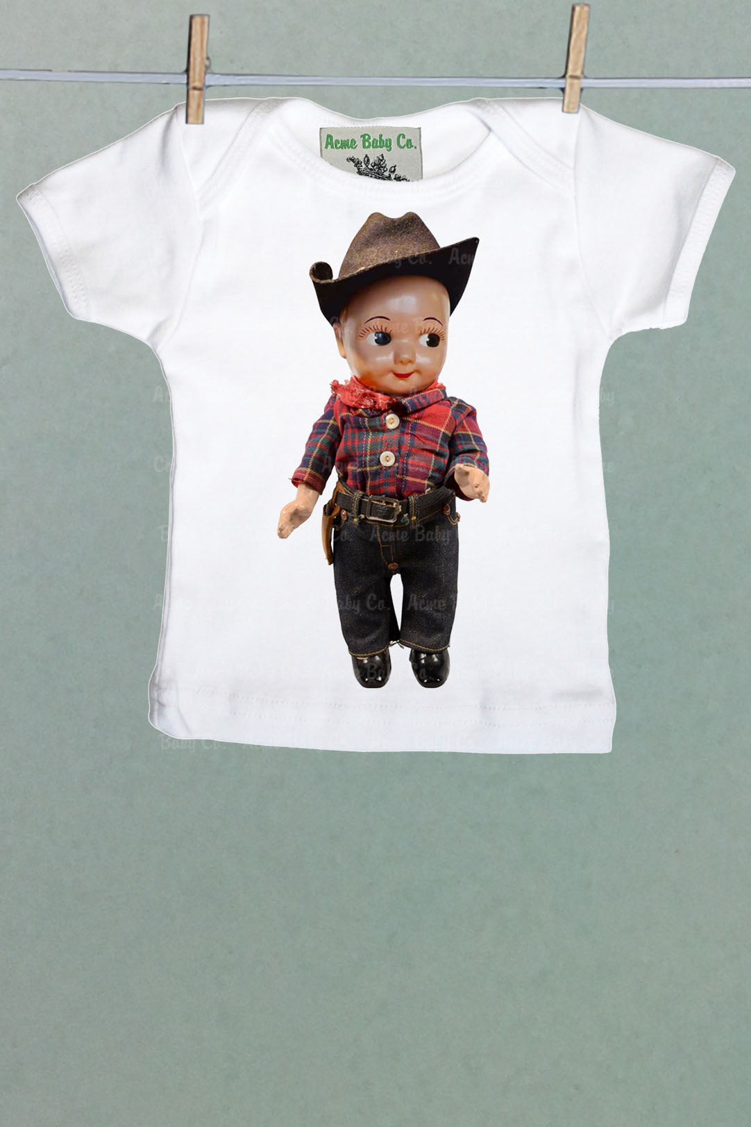 Buddy Lee Doll Organic Baby Shirt