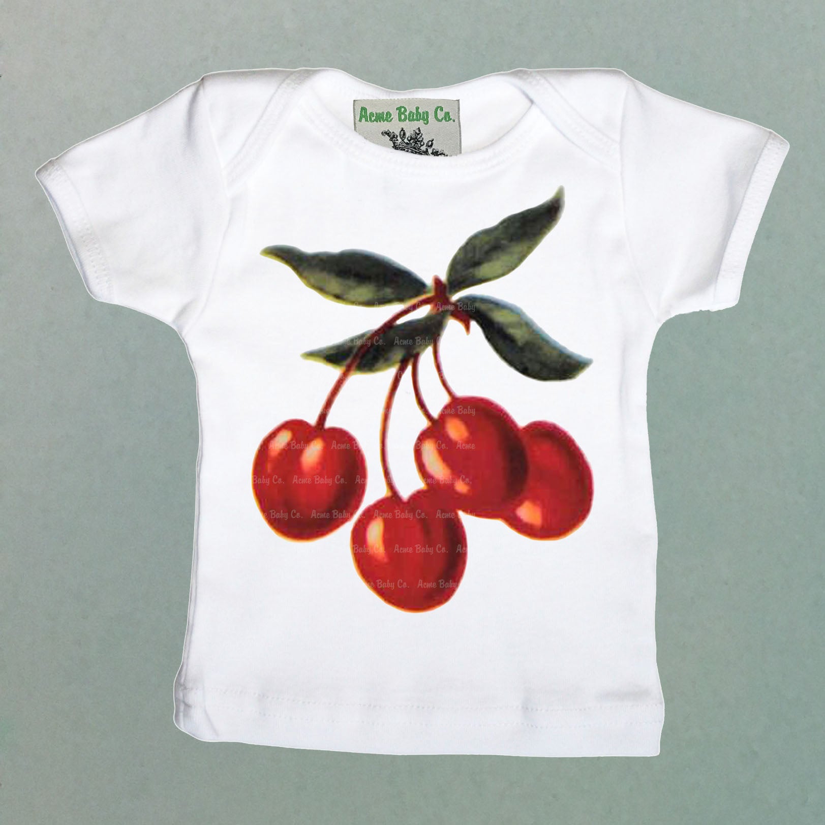 Red Cherries Organic Baby Shirt
