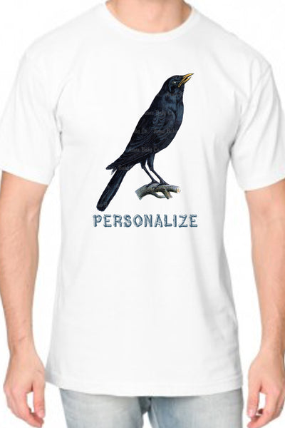 Personalized Crow Unisex Organic Shirt