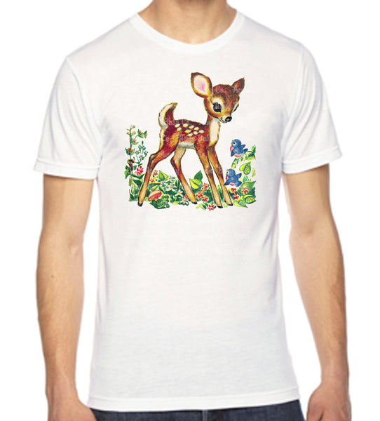 Woodland Deer Adult Organic Shirt