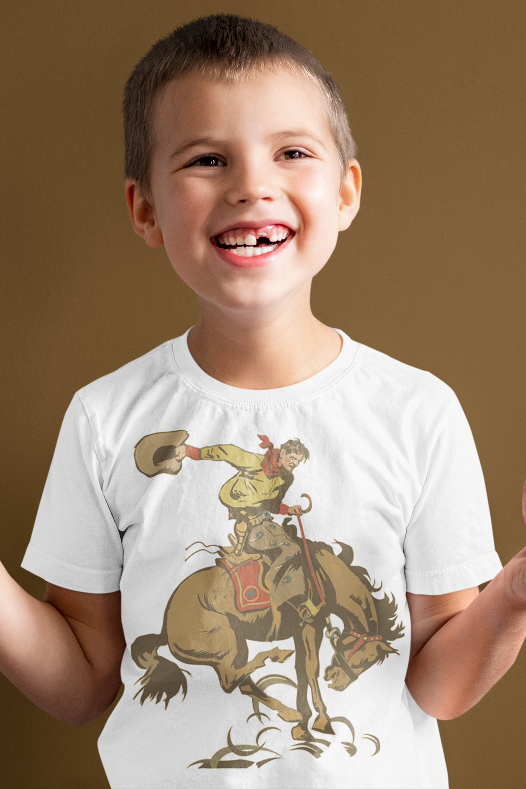Buckaroo and Bucking Bronco Organic Children's Shirt – Acme
