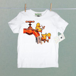 Ducklings on Spigot Organic Children's Shirt