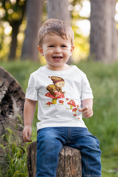 Mushroom Fairy Organic Baby Children's Shirt