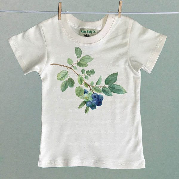 Blueberries Organic Children's Shirt