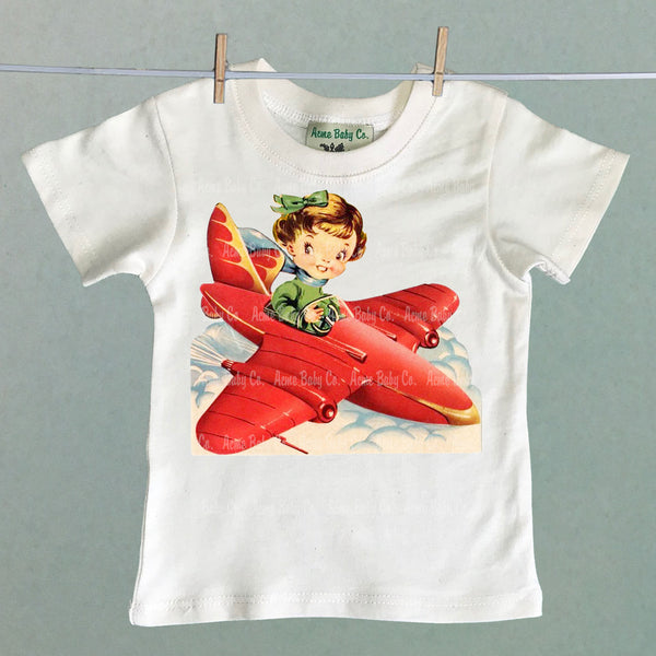 Pilot Girl Organic Children's Shirt