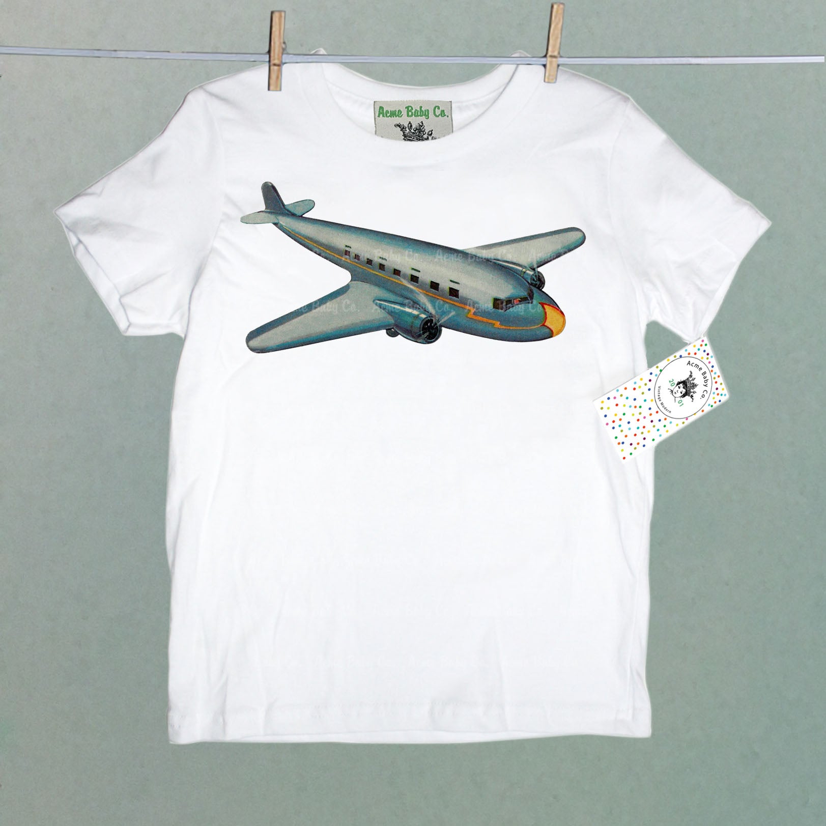Vintage Plane Children's Shirt